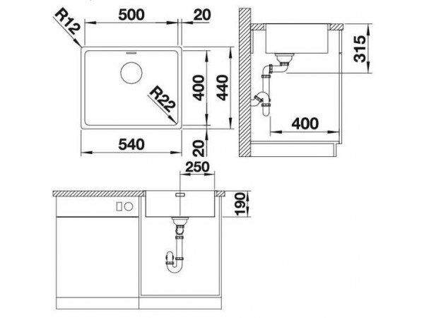 Кухонная мойка Blanco Andano 500-IF