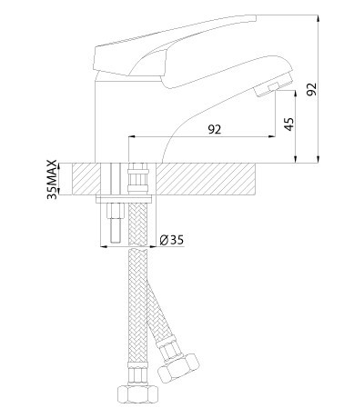 Смеситель Rossinka B35-11