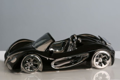 Casablanca, керамический автомобиль &quot;Кабриолет&quot;, цвет черно-серебристый