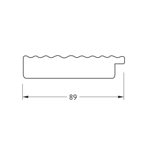 Зеркало настенное EVOFORM в багетной раме красная волна, 80х140 см, BY 3909