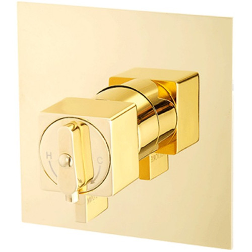 Смеситель для душа Migliore Kvant Gold 25404 с термостатом