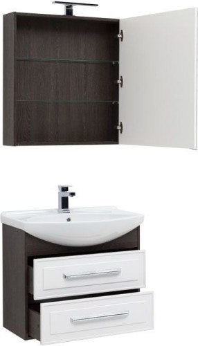 Мебель для ванной Aquanet Остин 75 дуб кантербери/белый