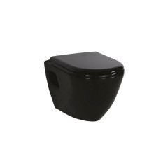 CREAVIT Унитаз подвесной ЧЕРНЫЙ