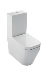 Neroceramica Aliseo, унитаз напольный с бачком 57х35хh42 + сиденье с микролифтом, цвет белый