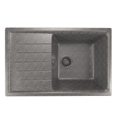Мойка из искусственного мрамора MIXLINE ML-GM19 49,5x75 (525151)
