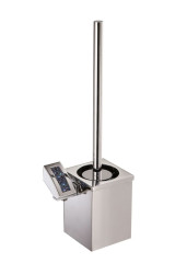 Sanibano Estrella, настенный металлический ерш, цвет хром-кристаллы Swarovski bermudа blue