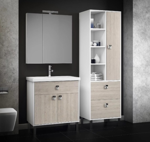 Зеркальный шкаф Smile Квинта 70