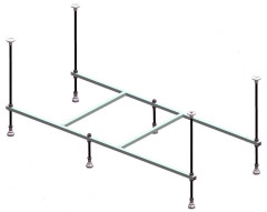 Рама к ванне Лоранто Novaro La 1500х700 без крепежа, металл (CS00078468)