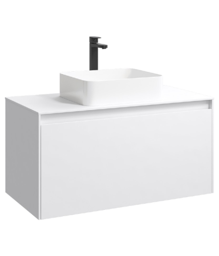 Подвесная тумба 100 см Aqwella MOB0110W+MOB0710W