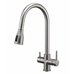 Смеситель для кухни Paulmark Lange, никель, La214212-NI, Paulmark