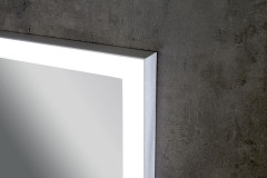 Xpertials ETNA, зеркало 100х80 см, LED свет, вкл/выкл с диммером, антизапотевание, профиль матовый хром