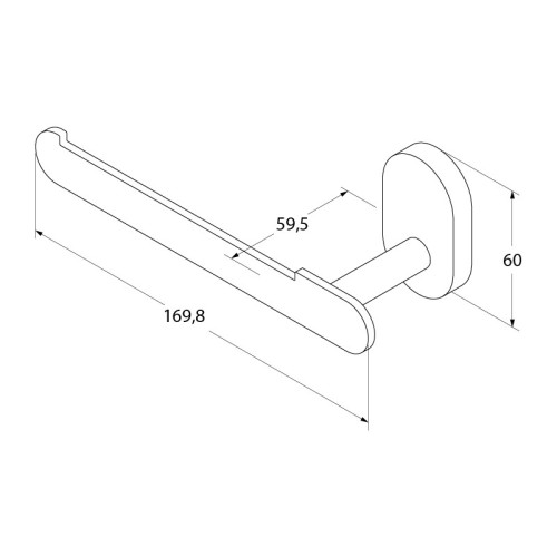 Держатель туалетной бумаги Iddis Mirro Plus MRPSB00i43