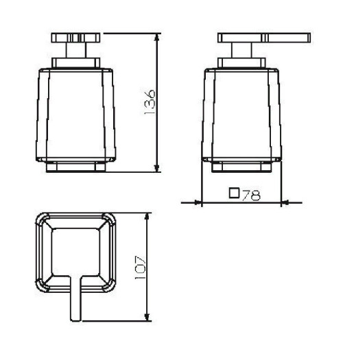 Дозатор для жидкого мыла Langberger Melvin 32021A-01-00