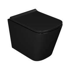 Унитаз подвесной безободковый D&amp;K Berlin DT1436025, черный
