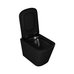 Унитаз подвесной безободковый D&amp;K Berlin DT1436025, черный