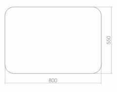 Зеркало Creto Scala 96х73