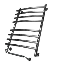 Полотенцесушитель электрический Двин R Primo Electro форма лесенка 80х50 ТЭН справа цвет Хром (4627085364900)