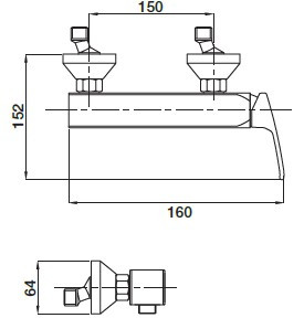 Смеситель Bugnatese Vintage 9838