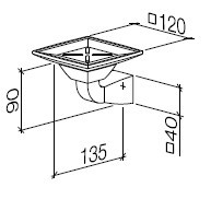 Мыльница Dornbracht Square 83.410.910.00