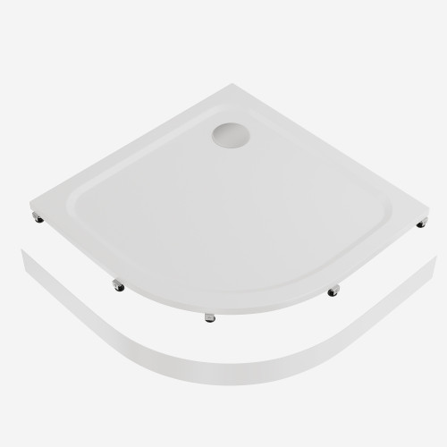 Экран акриловый Creto Roma 90х90 для поддона 8-1004