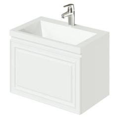 Тумба подвесная Итана Verona 60 с раковиной Natella 60 Софт Айс(CS00082490)