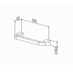 Поручень для ванны Dornbracht Square 83.030.910.00