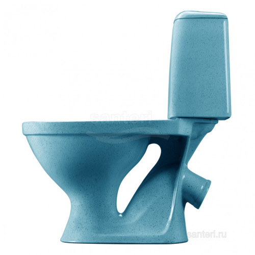 Унитаз-компакт Santeri Соната крап голубой 1.P201.2.S03.00B.F