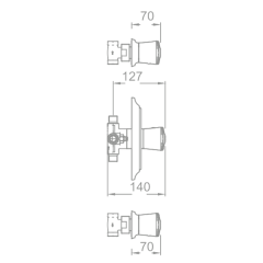 Смеситель для душа Schein Superior 8066011