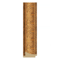 Зеркало настенное Octagon EVOFORM в багетной раме медный эльдорадо, 68х68 см, BY 7325