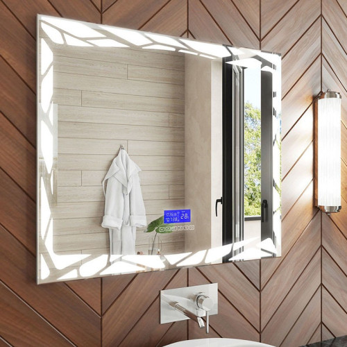 Зеркало Vigo Melissa Media 70 с подсветкой и часами