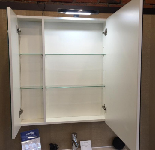 Зеркальный шкаф Smile Квинта 90