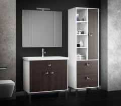 Зеркальный шкаф Smile Квинта 90