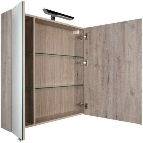 Зеркало-шкаф Aquanet Мадейра 80 дуб кантри