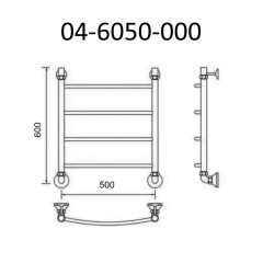 Полотенцесушитель водяной ВИД 4 60х50, Маргроид
