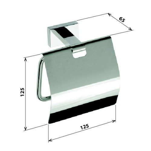 Держатель для туалетной бумаги Bemeta Plaza 118112012