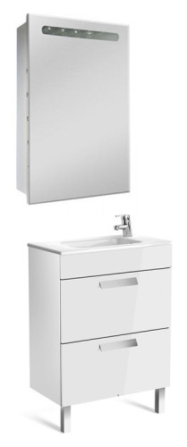 DEBBA Модуль д/раковины 600 мм, белый