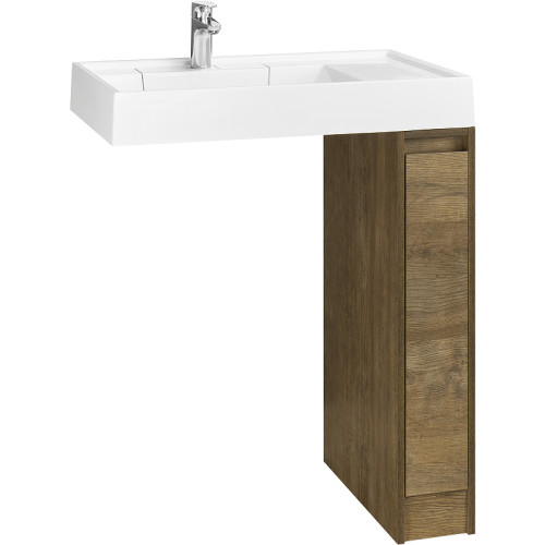 Тумба под раковину Aquaton Лондри 80 без фасада, Дуб Кантри (1A267101LHDY0)