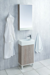 Тумба под раковину AQUATON Эмма напольный, Дуб Навара (1A221601EAD80)