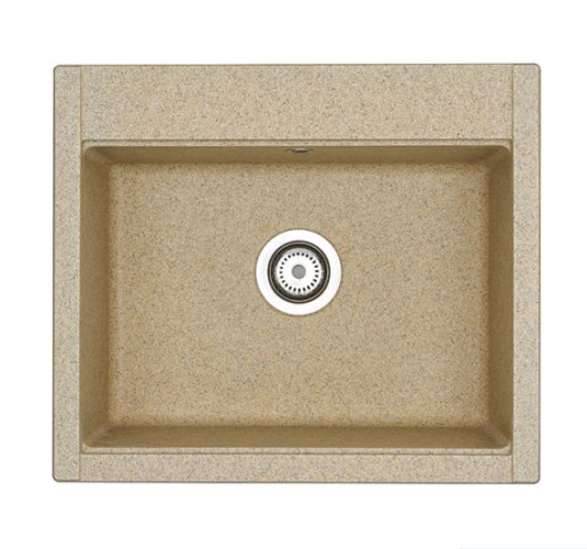 Кухонная мойка AQUATON Делия 60, цвет песочный (1A715232LD220)