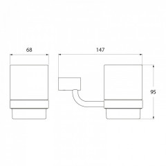Подстаканник одинарный IDDIS Renior (L043)