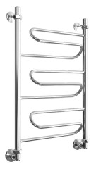 Полотенцесушитель водяной Двин форма лесенка 80х50, цвет Хром (4627085955610)