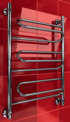 Полотенцесушитель водяной Двин форма лесенка 80х50, цвет Хром (4627085955610)