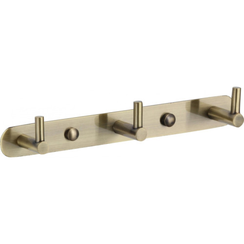 Планка с крючками (3 крючка) Savol S-007213C бронза