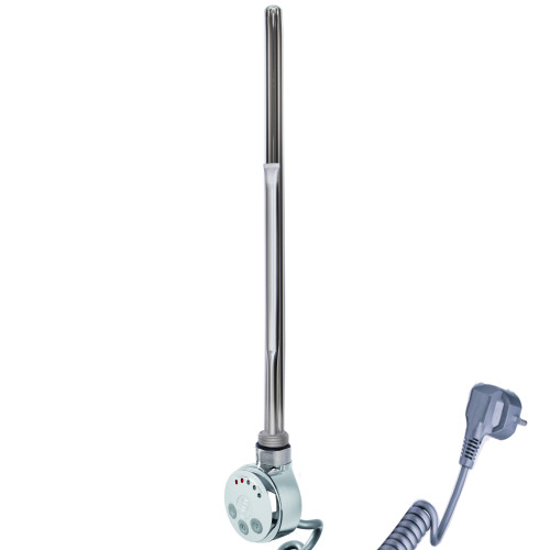 Электрический ТЭН Мег 1.0 300W хром, кабель спиральный с вилкой