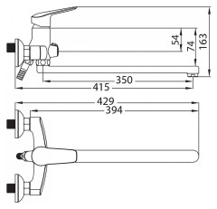 Смеситель Milardo Davis DAVSBLCM10