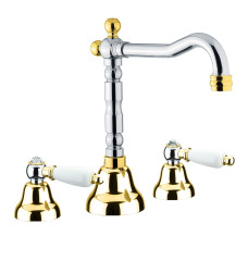 Смеситель для раковины Fiore COLONIALE SKY (SWAROVSKI®) 03CO0637, хром/золото