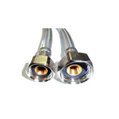 Гибкая подводка Tucai в стальной оплетке, 40 см, 3/8&quot;-1/2&quot;, вн. - вн. (6800)