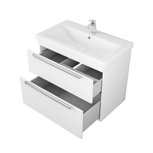 Тумба OWL 1975 Vind stor 80, белый лак