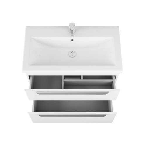 Тумба OWL 1975 Vind stor 80, белый лак