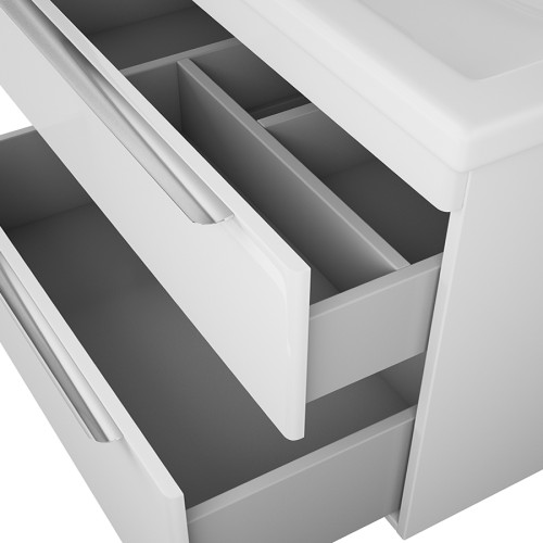 Тумба OWL 1975 Vind stor 80, белый лак